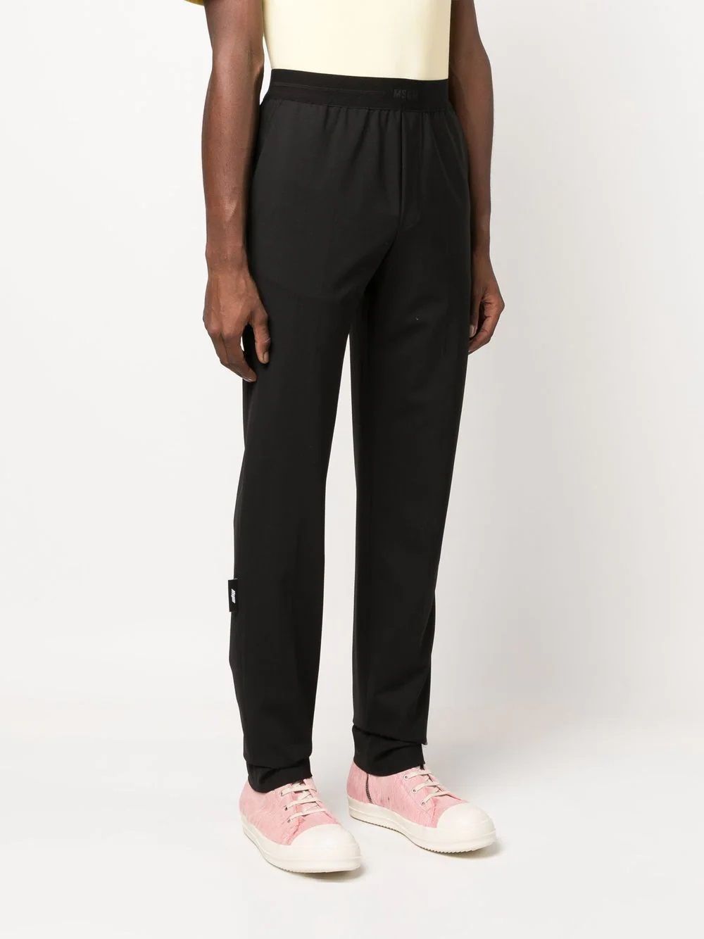 MSGM Men's Pants Effortlessly stylish premium pants for men by MSGM. Made with 96% WV and 4% EA for the perfect fit. From the CARRY OVER season.