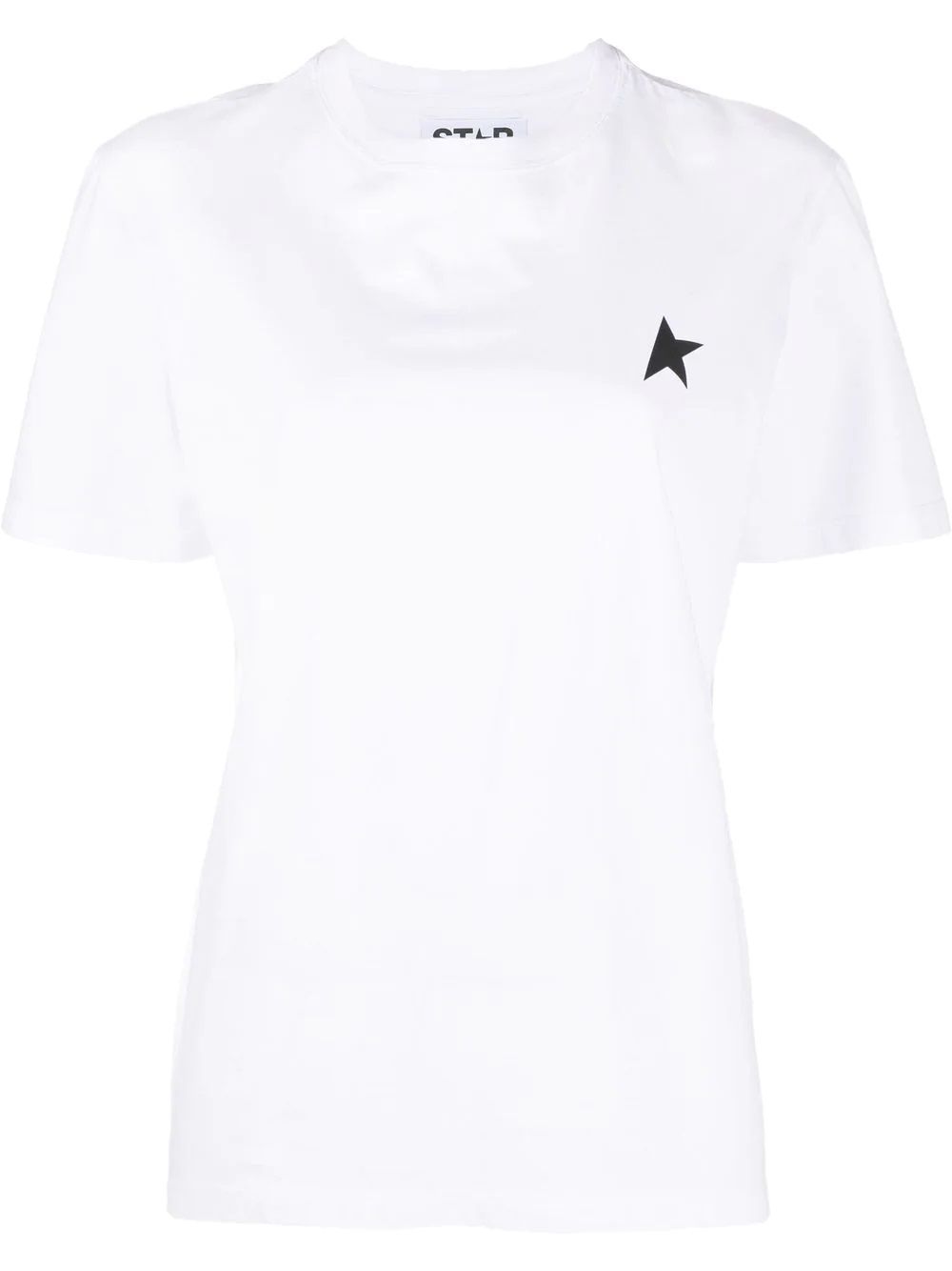 Maglietta Golden Goose DB Star Donna T-shirt Golden Goose da donna: Manica corta, stella, cotone. Bianco/nero.
