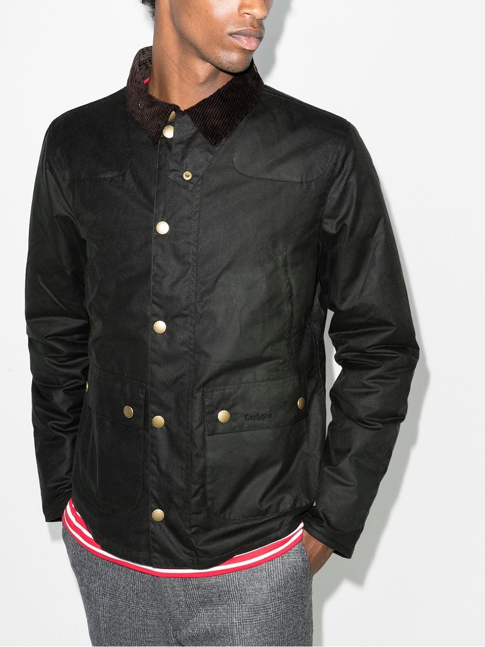 Barbour Men Padded Jacket Reelin Wax Barbour Piumino Uomo Reelin Wax