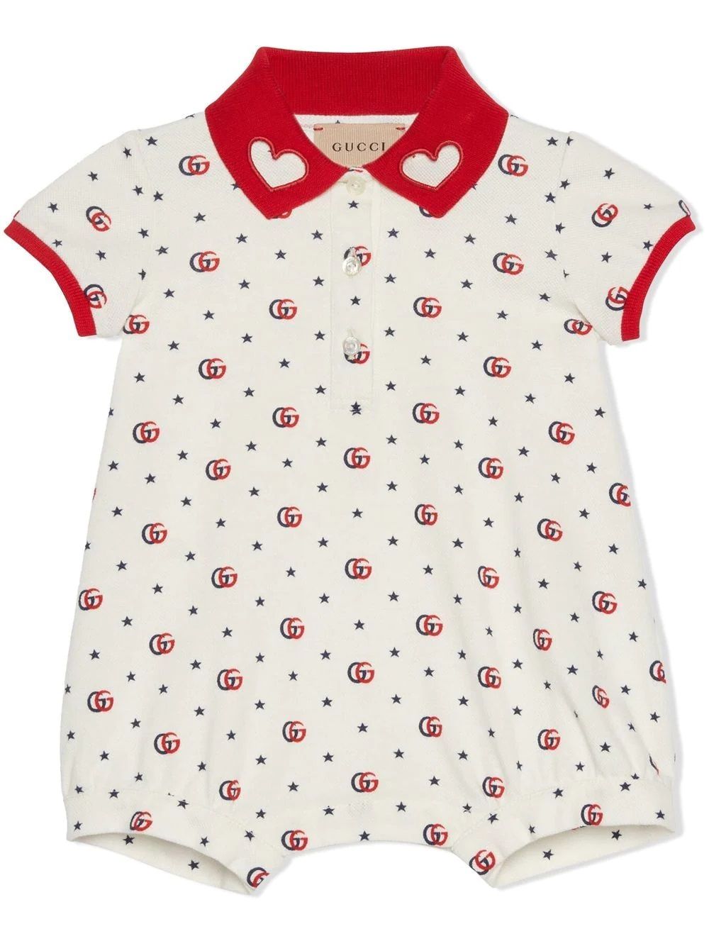 Gucci Kids tutina Elegante tuta per bambini Gucci - stampa Double G: Perfetta per ragazze alla moda!