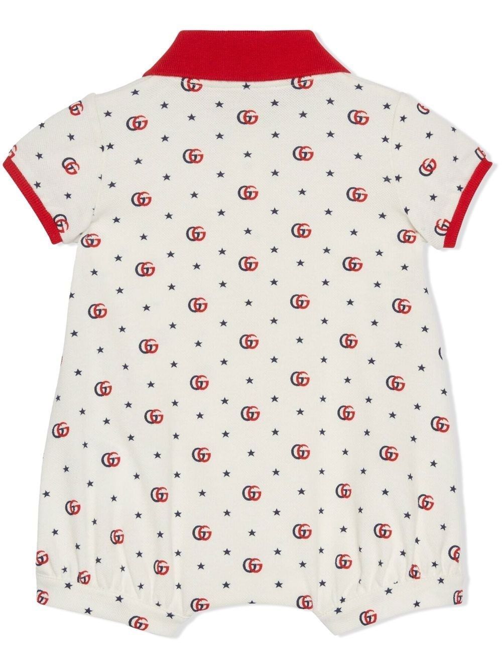 Gucci Kids tutina Elegante tuta per bambini Gucci - stampa Double G: Perfetta per ragazze alla moda!