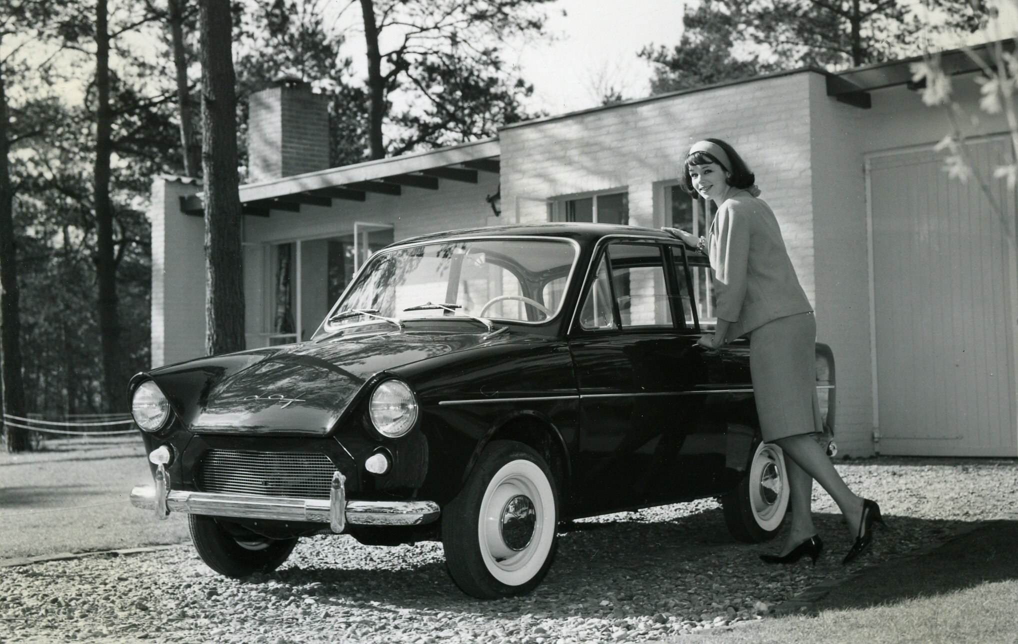 1958 DAF 600 ondernemer hub van doorne