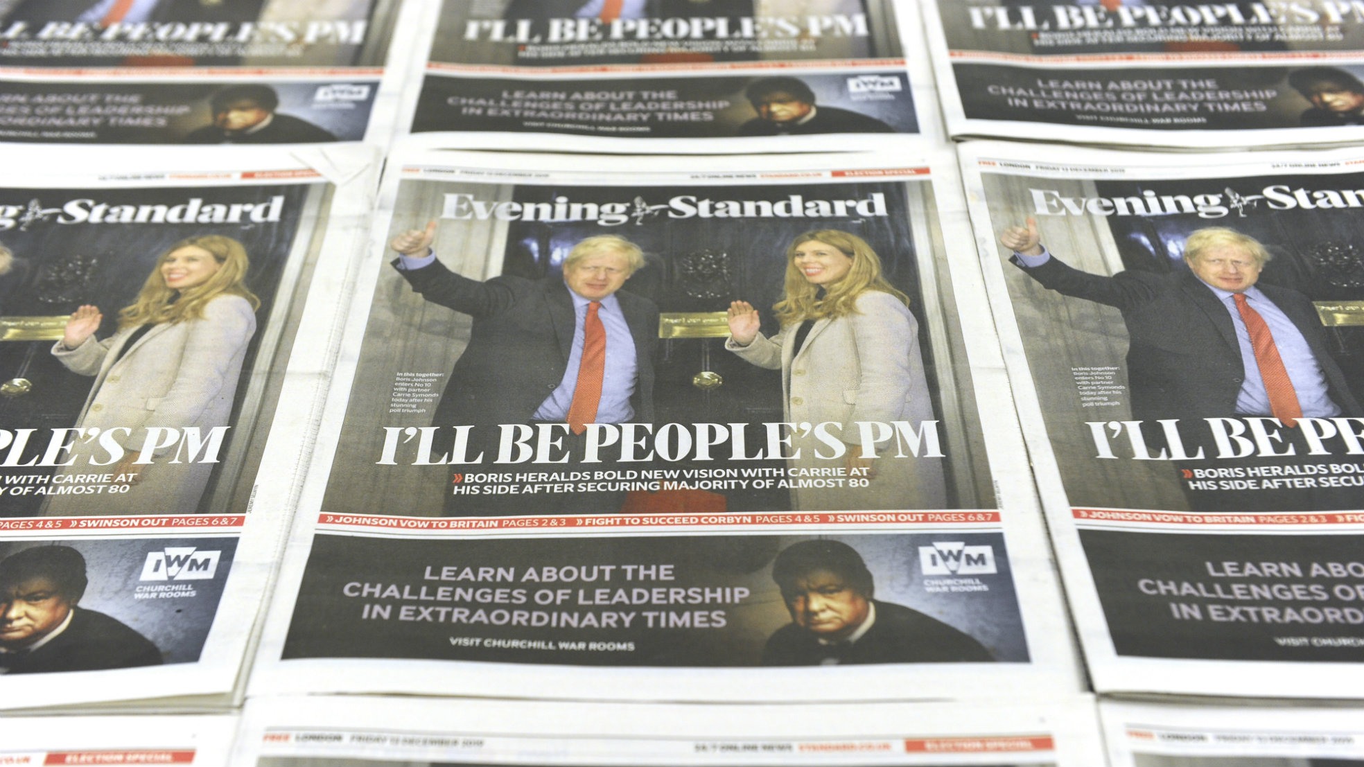 Boris Johnson winst Brexit kranten
