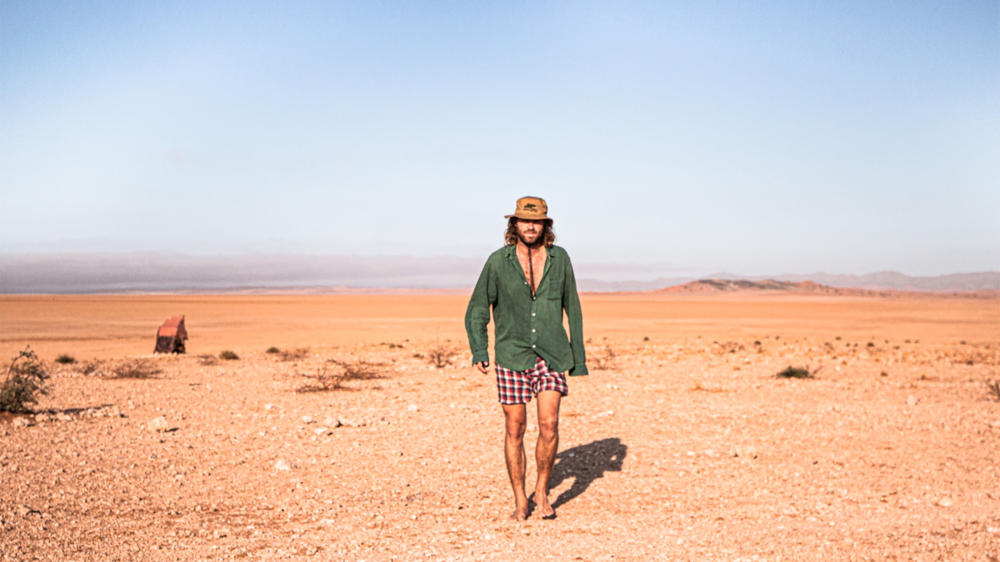Charlie camping Namib