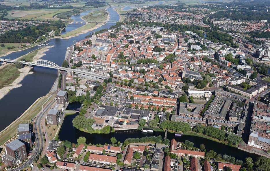 Deventer vanuit de lucht