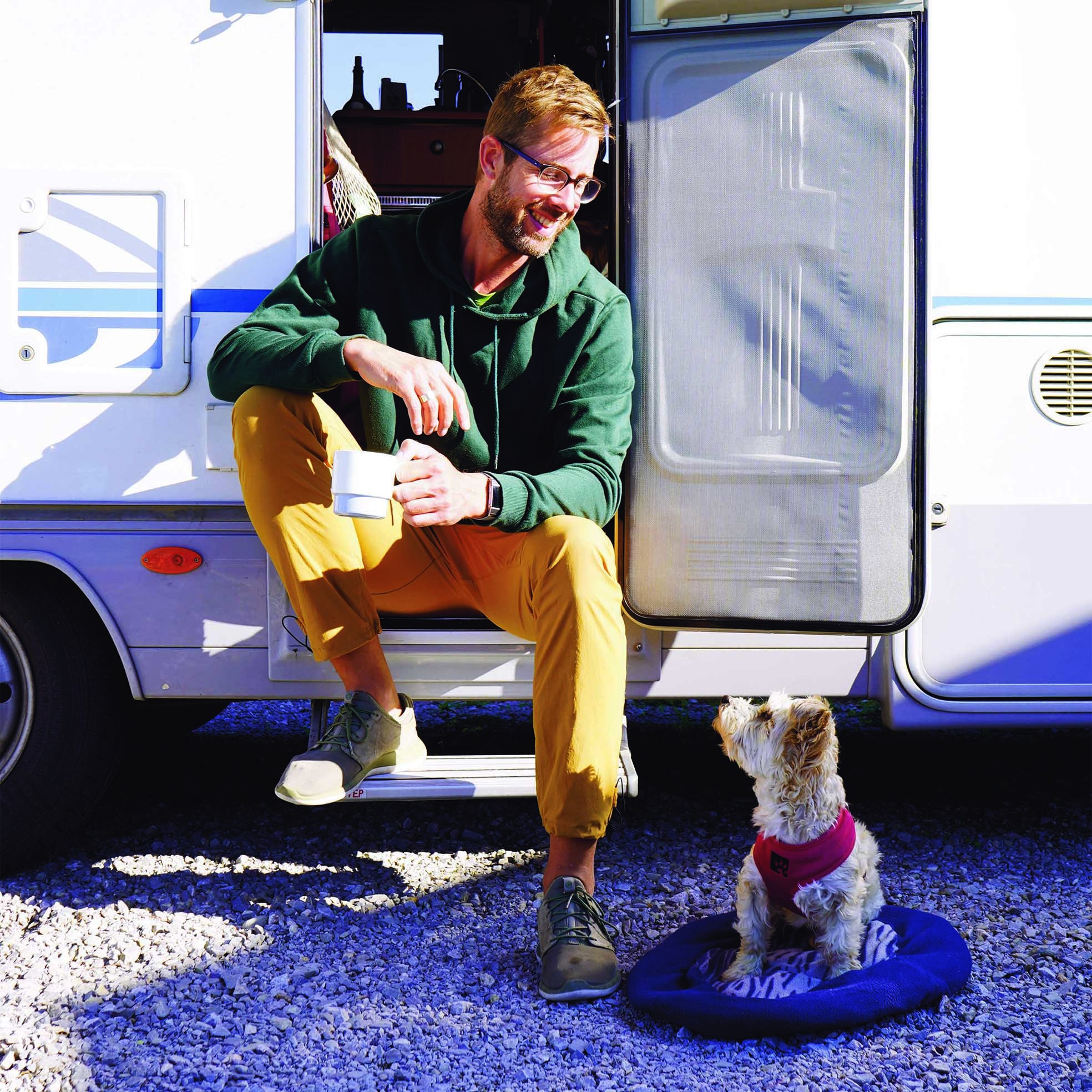 Frankand Fresh Marc Kluijver hond caravan