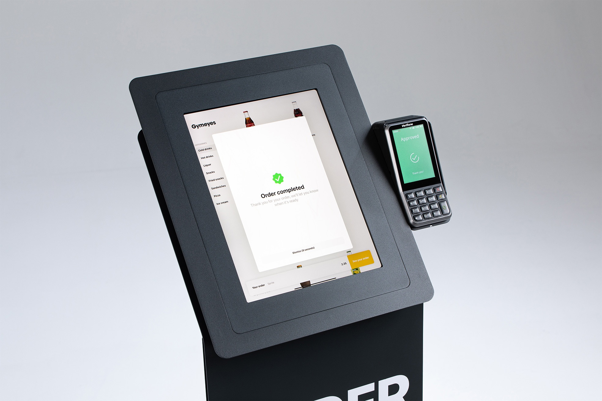 Gymeyes Kiosk close up