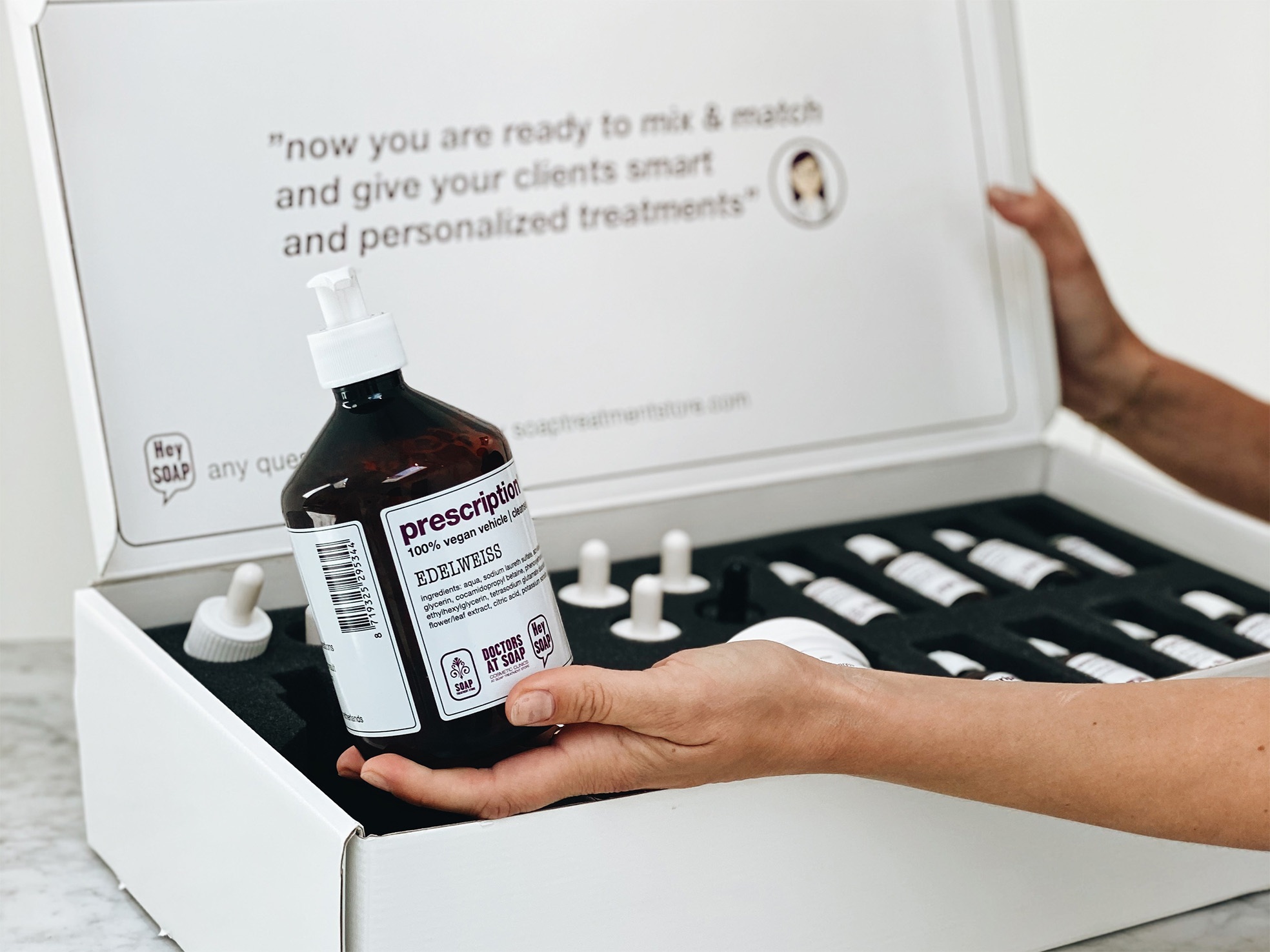 Prescription box soap