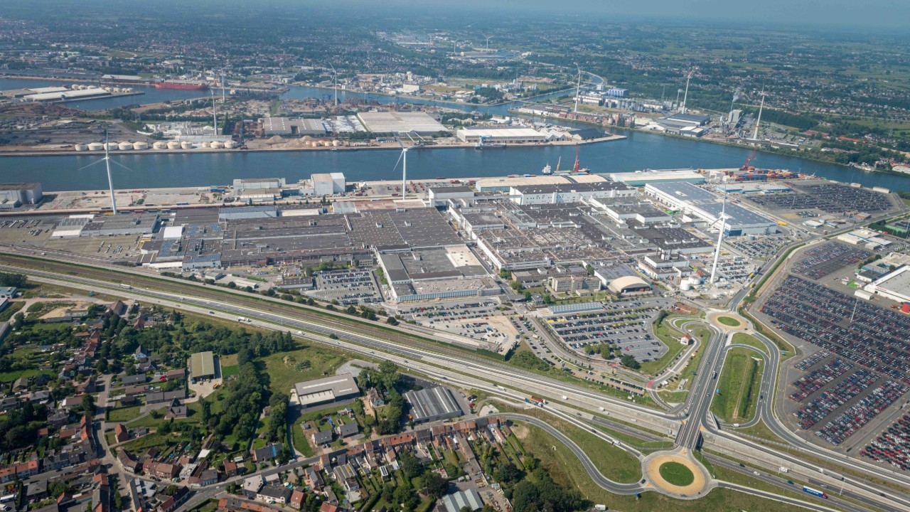 Volvo fabriek Gent overzicht