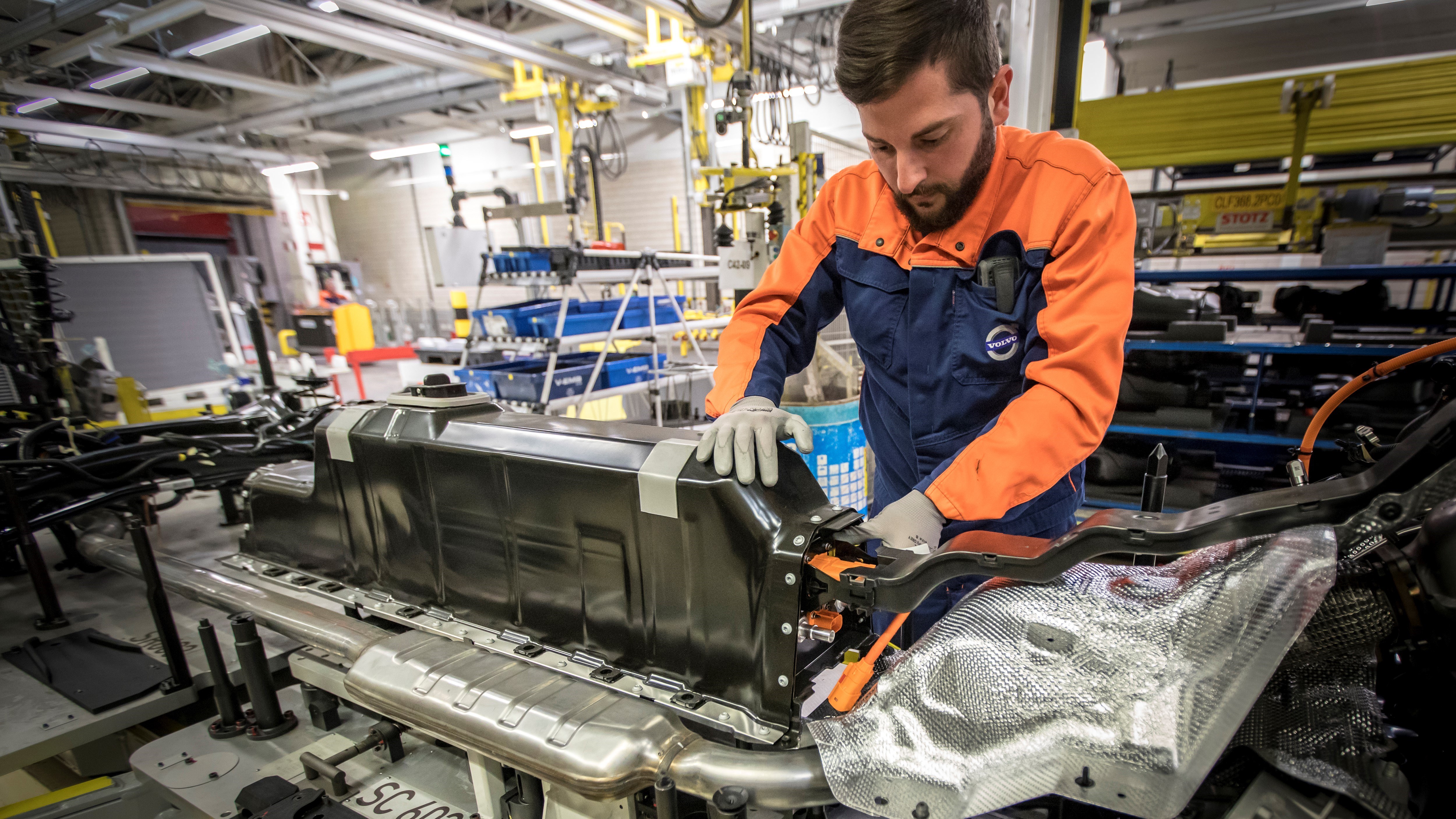 Volvo plugin batterypack gent