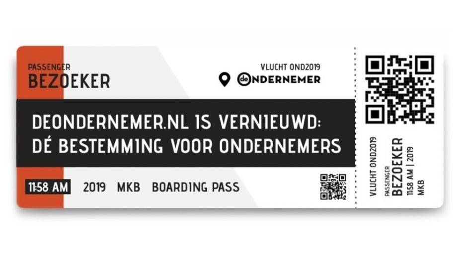 Boarding Pass deondernemer