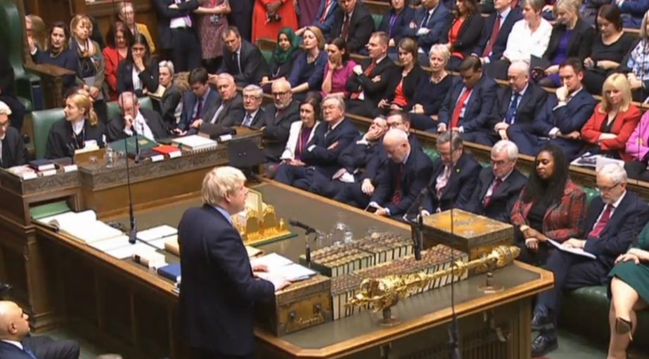 Boris Johnson Lagerhuis winnaar