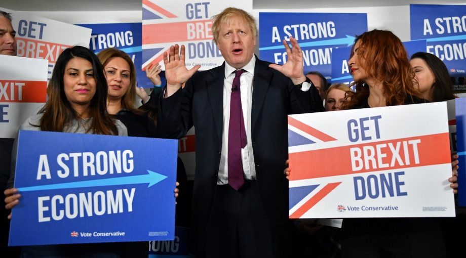 Boris Johnson campagne Brexit Done