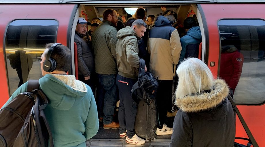 Brexit corona metro londen