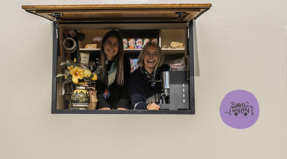 De Winkel Op Wielen ondernemers raam