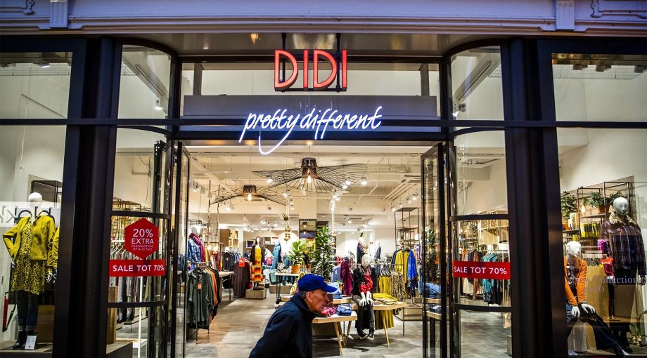 Didi doorstart failliet winkelstraat kledingwinkelketen