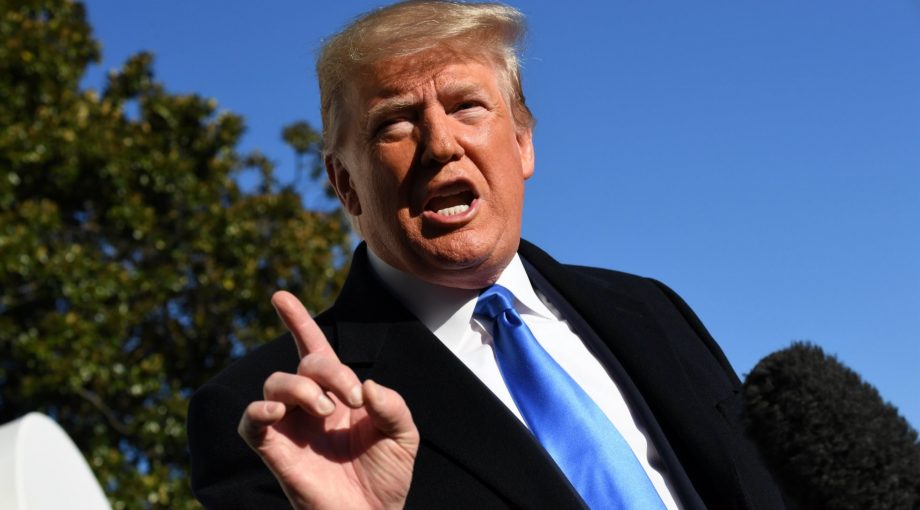 Donald Trump vingertje