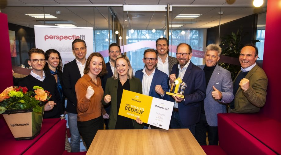 Foto verrassingsbezoek winnaar Perspectief