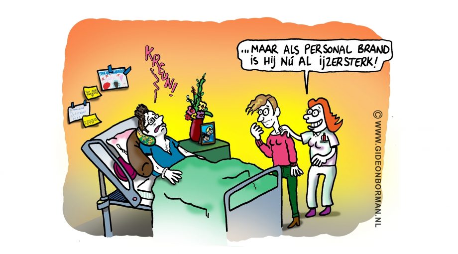 Gideon Borman cartoon zzp fysiek
