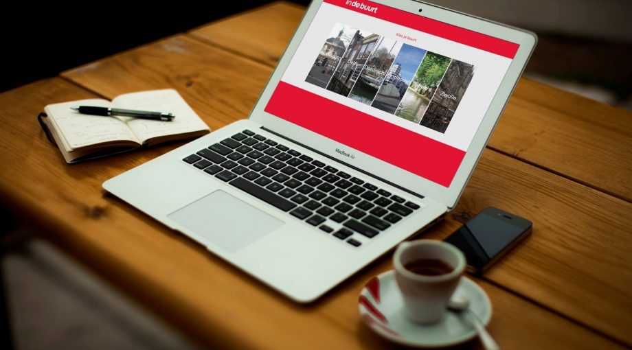 Indebuurt laptop website regio media