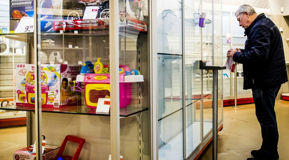 Kijkshop shoppen vitrine