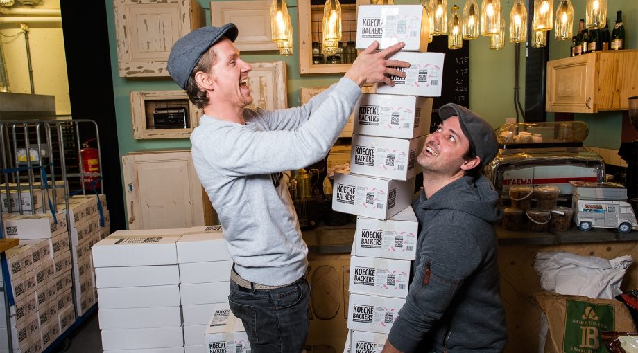 Koeckebackers Joep Marien dozen koekjes