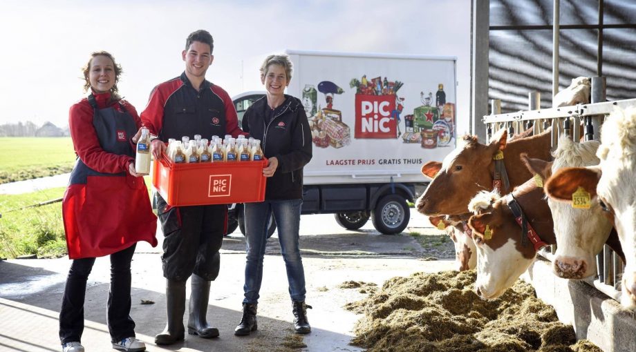 Picnic melk melkboer