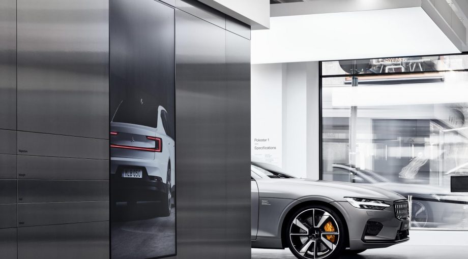 Polestar showroom popup auto