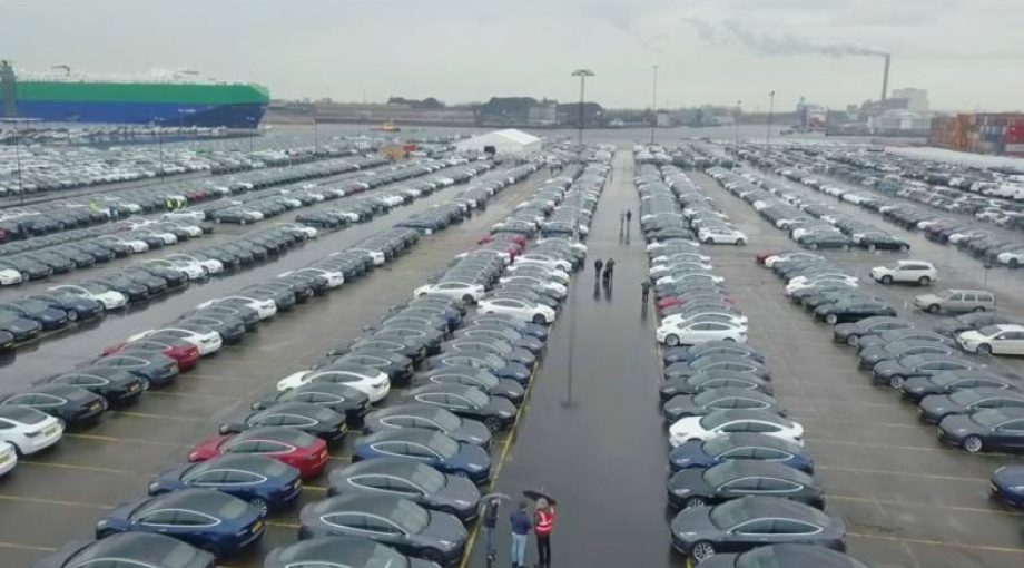 Tesla Model3 afleveren haven
