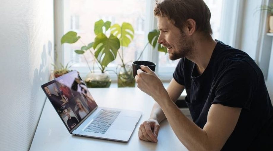Virtueel koffie drinken