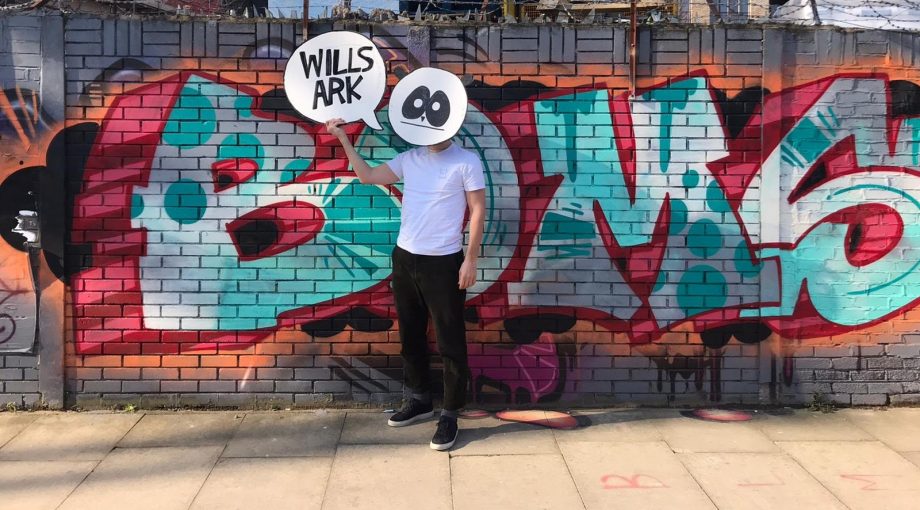 Willsark bier Londen muur