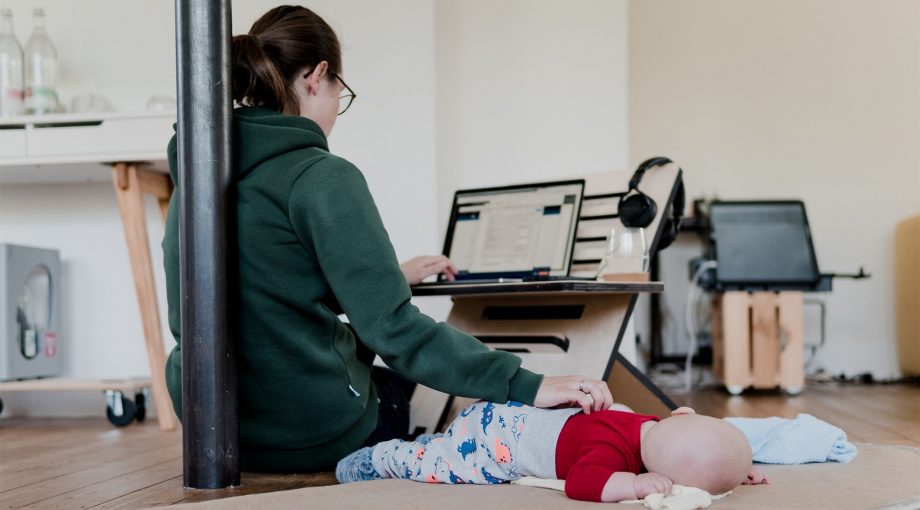 Baby werk moeder ceo