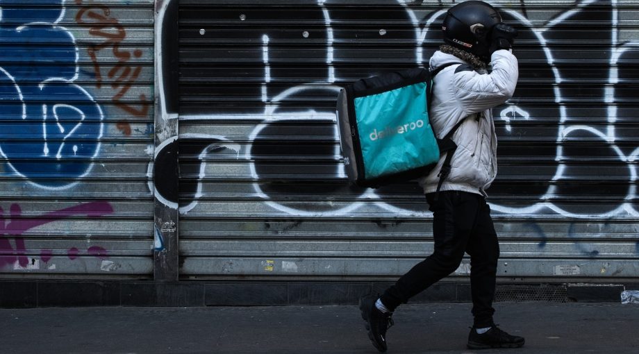 Bezorger deliveroo restaurants steunpakket