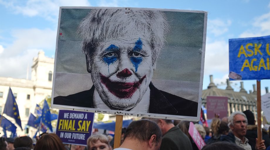 Brexit no deal boris protest ondernemers