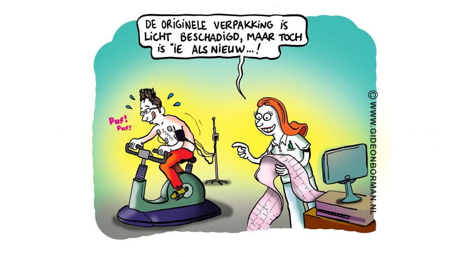 Cartoon gideon oud nieuw