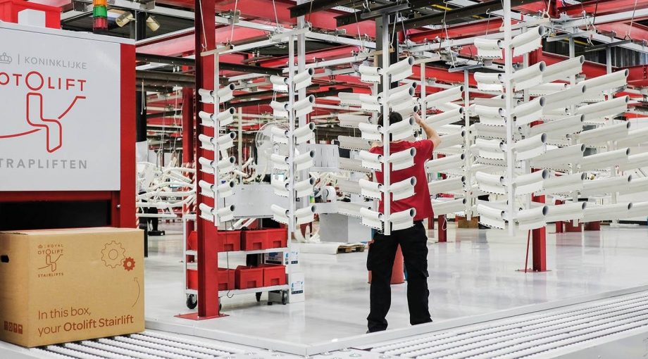 Deondernemer fabriek otolift nieuw