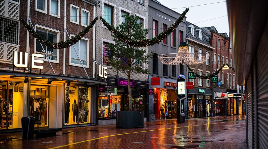 Eindhoven lege winkelstraat lockdown