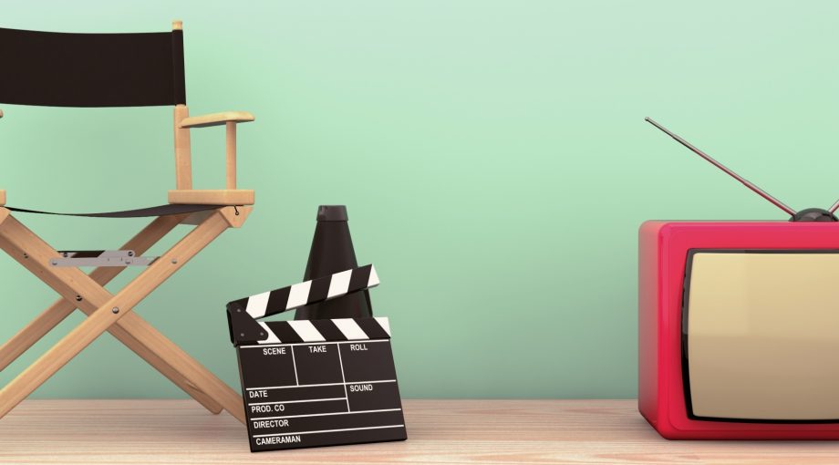 Film commercial clipboard tv