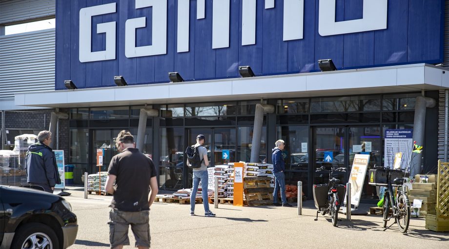 Gamma bouwmarkt campagne crisis