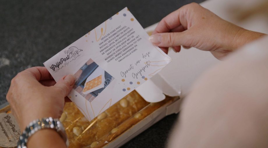 Grijn post boterkoek