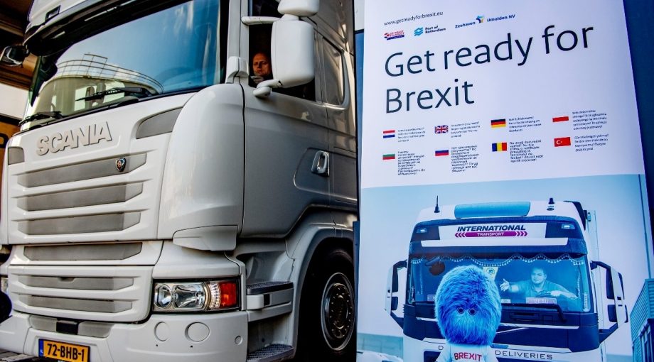 Haven engeland vrachtwagen brexit monster