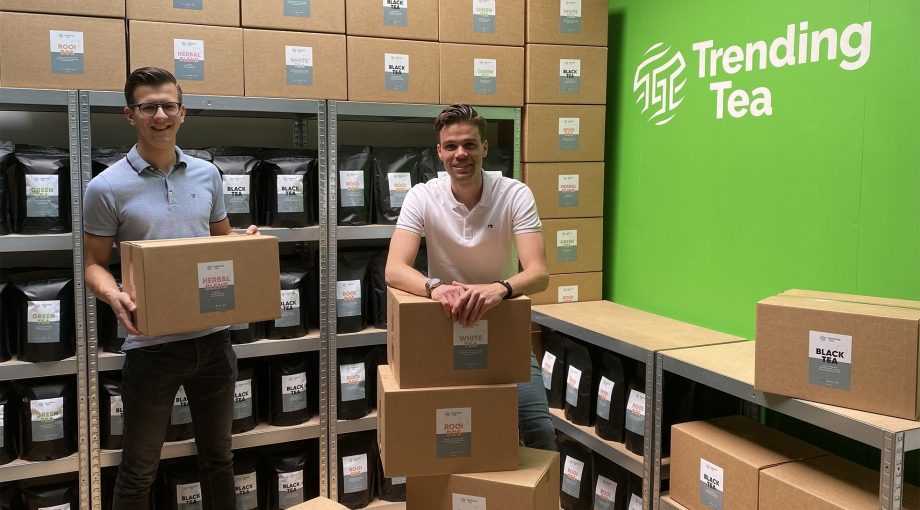 Jonge ondernemers trendingtea thuiswerken