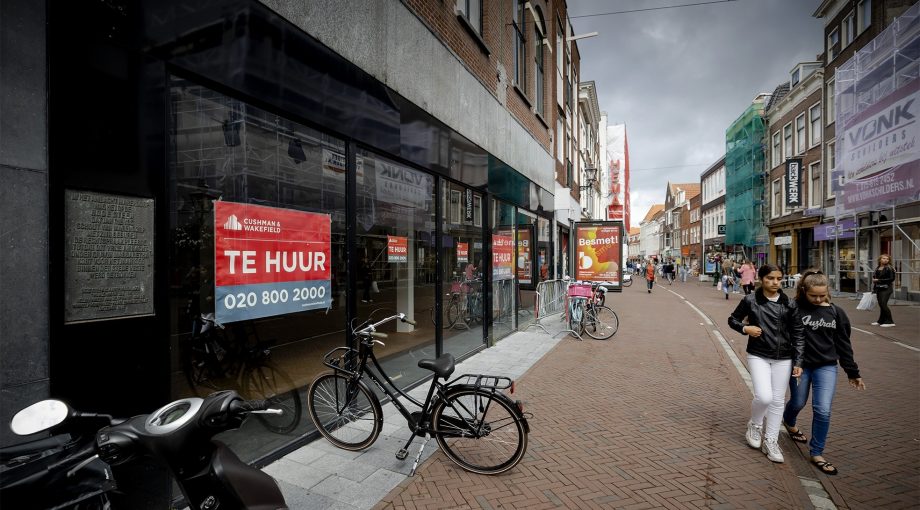 Leegstand winkels onl corona failliet