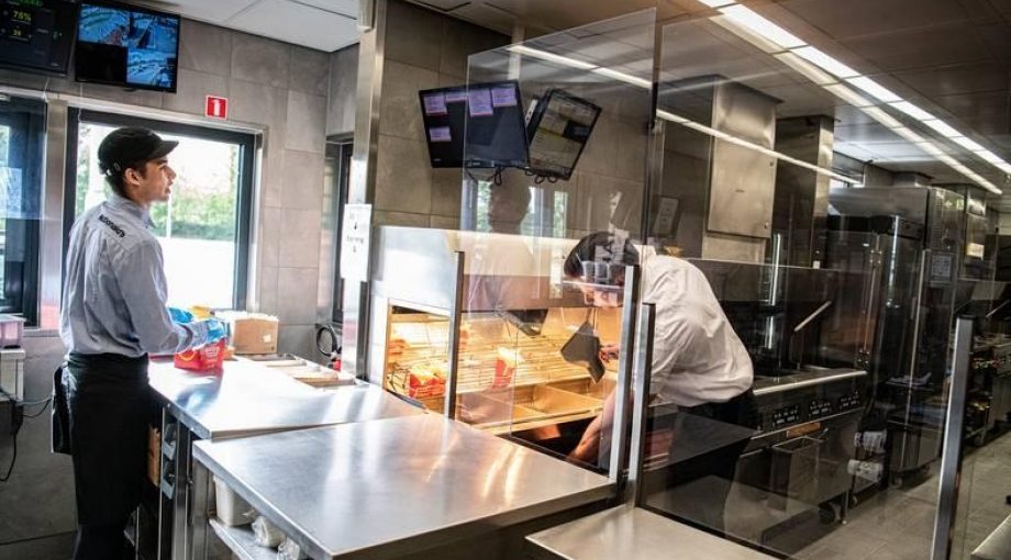 Mcdonalds coronaproof keuken