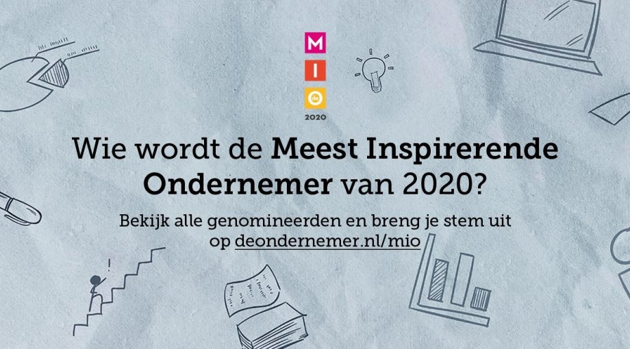 Meest inspirerende ondernemer 2020 mio