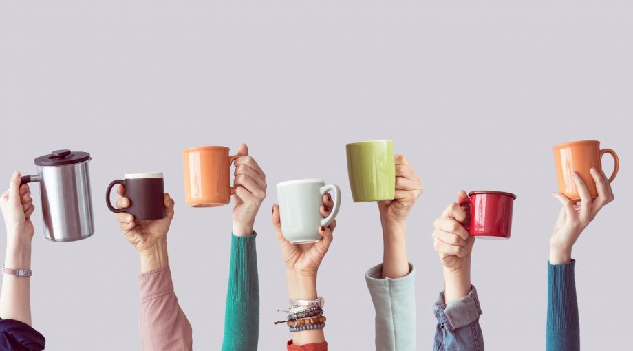 Mokken koffie koppen