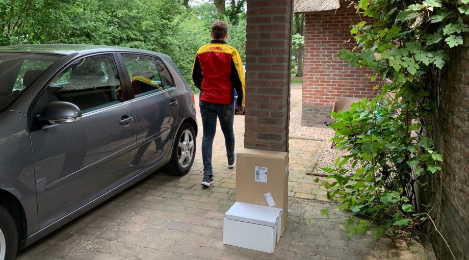 Pakje locatie nieuwe thuisbezorgen wehkamp dhl