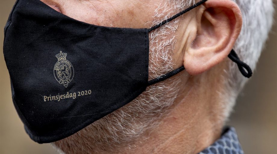 Prinsjesdag corona mondkapje