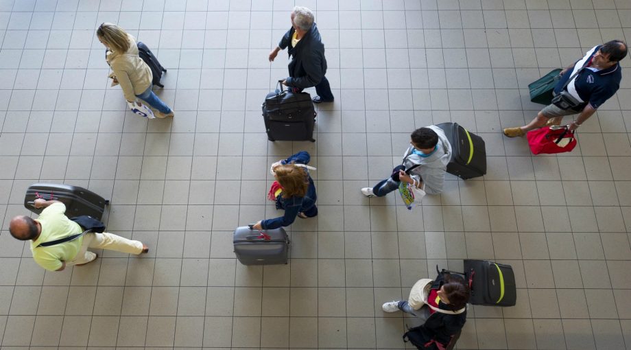 Reizigers schiphol