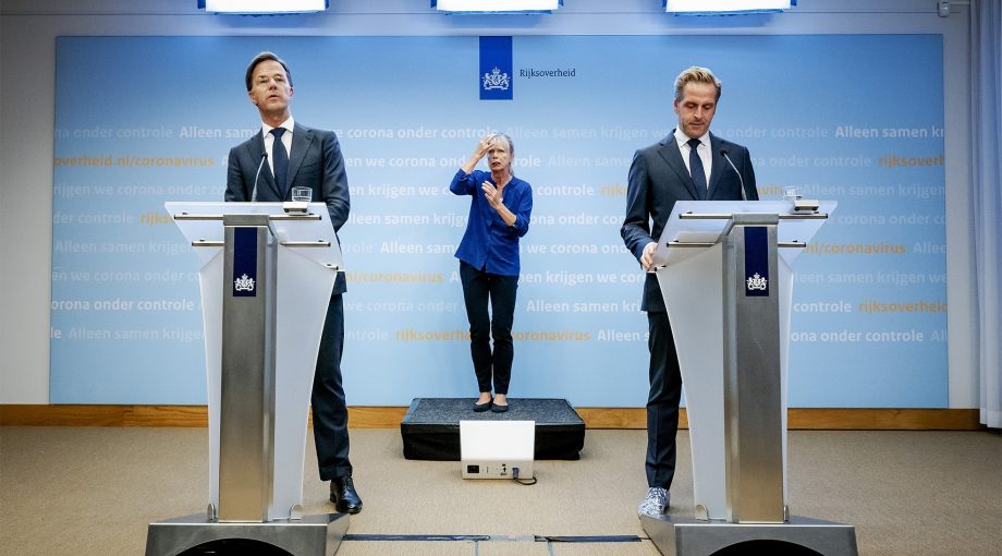 Rutte de jong persco corona augustus 18